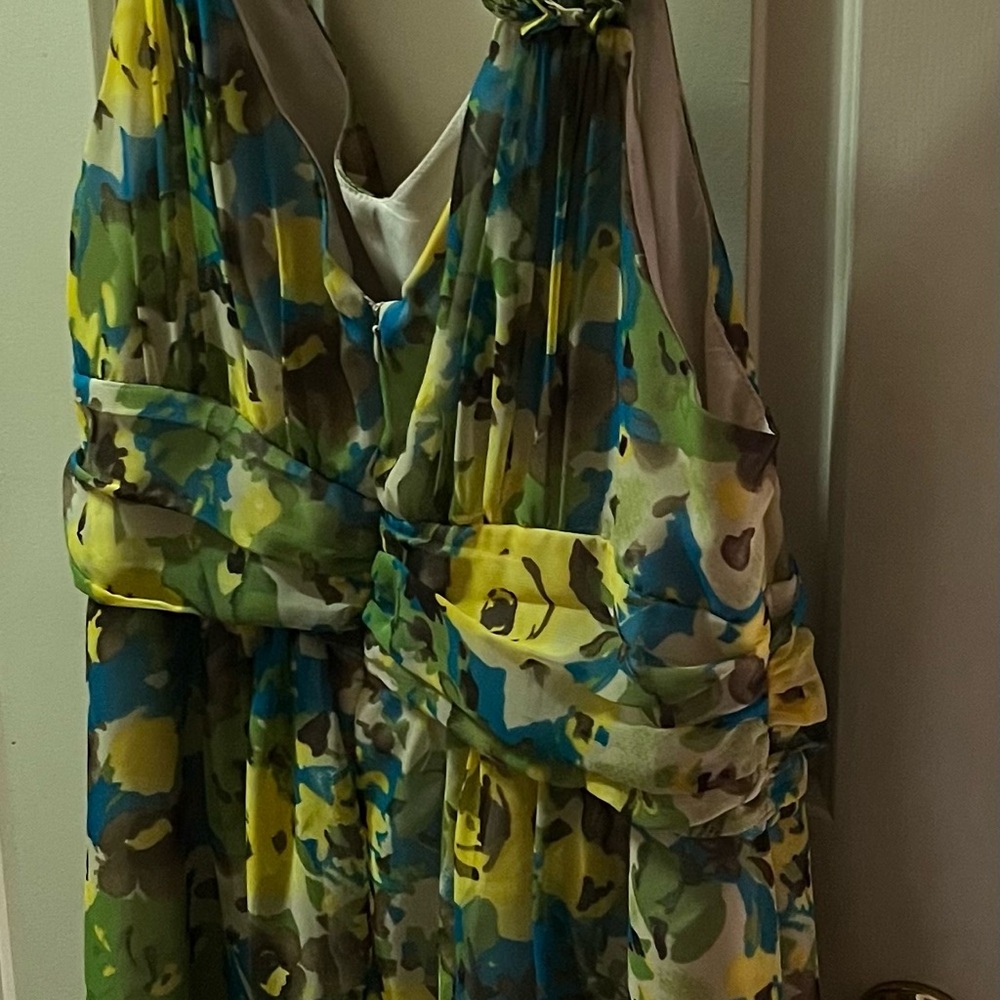 Cato Multicolor Abstract Dress